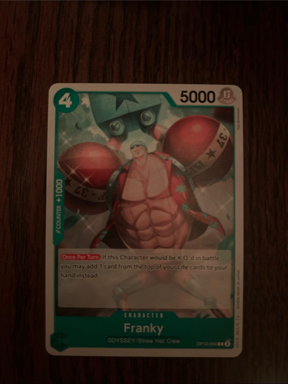 Onepiece Franky Trading Card